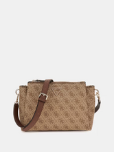 Load image into Gallery viewer, Guess Noelle 4G Logo Crossbody in Beige
