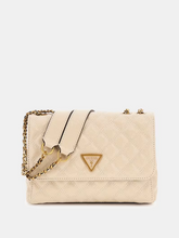 Load image into Gallery viewer, Guess Giully Quilted Crossbody in Cream
