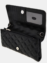 Load image into Gallery viewer, Guess Giully Quilted Mini Crossbody in Black
