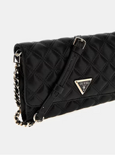 Load image into Gallery viewer, Guess Giully Quilted Mini Crossbody in Black
