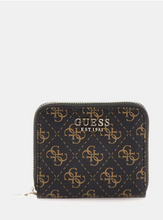 Load image into Gallery viewer, Guess Laurel 4G Logo Mini Wallet in Mocha
