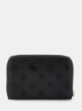 Load image into Gallery viewer, Guess Gerty 4G peony logo wallet in Black
