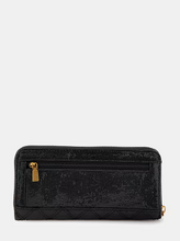 Load image into Gallery viewer, Guess Giully Quilted Maxi Wallet in Black
