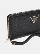 Load image into Gallery viewer, Guess Laurel Maxi Wallet in Black
