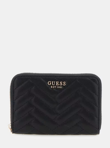 Guess Anning Quilted Wallet in Black