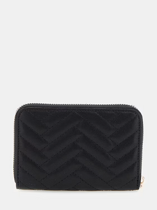 Guess Anning Quilted Wallet in Black