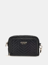 Load image into Gallery viewer, Guess Anning Quilted Mini Crossbody in Black
