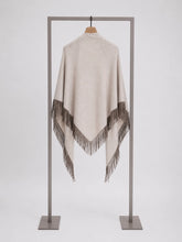 Load image into Gallery viewer, Herzen Triangle Scarf in Limestone
