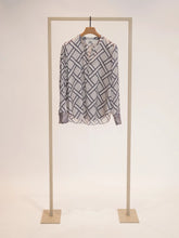 Load image into Gallery viewer, Herzen Pure Silk Blouse in Night Blue
