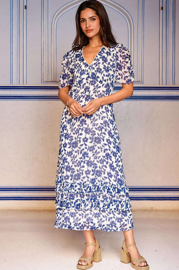 Aspiga Ellery Dress in Cream/Navy