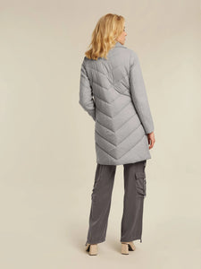 Beaumont Skylar Coat in Silver