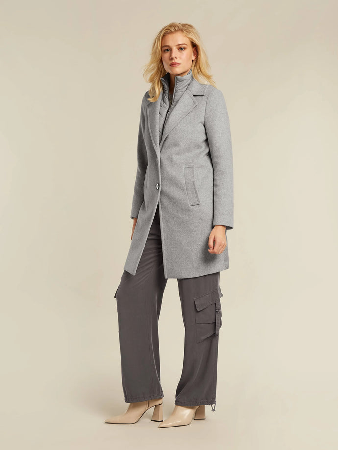 Beaumont Skylar Coat in Silver