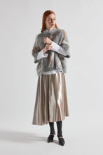 Load image into Gallery viewer, Peserico Assymetrical Midi Skirt in Lurex
