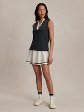 Load image into Gallery viewer, Varley Shelby Performance Tank in Blue Night/White
