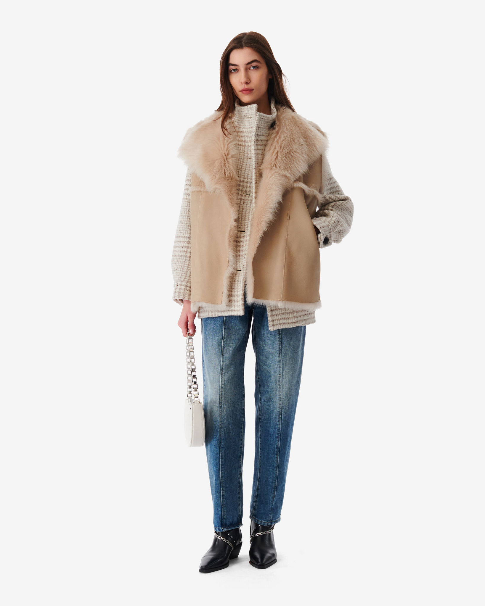 Iro clearance shearling coat