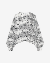 Load image into Gallery viewer, IRO Abgral Printed V-Neck Top With Cutouts
