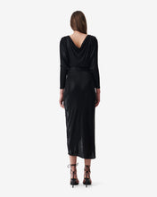 Load image into Gallery viewer, Iro Oceanna Midi Dress in Black
