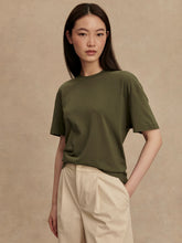 Load image into Gallery viewer, Varley Leighton Boyfriend Tee in Racing Olive
