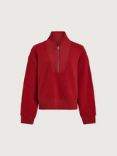 Load image into Gallery viewer, Varley Mumford Half Zip Fleece in Washed Red
