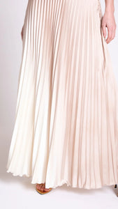 Edas Moscerino Long Dress with Shaded Skirt