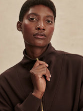 Load image into Gallery viewer, Varley Hawley Half-Zip Sweater in Coffee Bean
