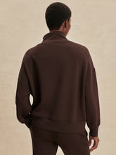 Load image into Gallery viewer, Varley Hawley Half-Zip Sweater in Coffee Bean
