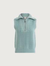 Load image into Gallery viewer, Varley Clifford Half-Zip Knit in Porcelain Blue
