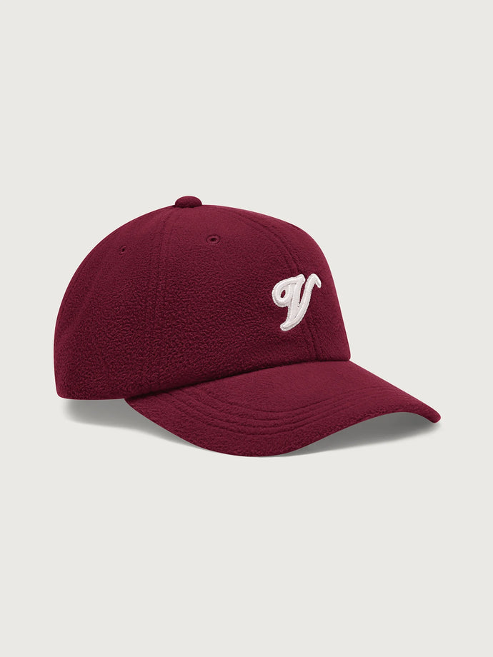 Varley Raina Fleece Cap in New Maroon