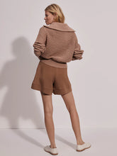 Load image into Gallery viewer, Varley Eloise Full Zip Knit Warm Taupe
