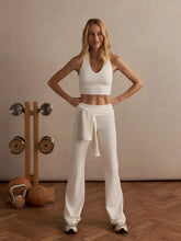 Load image into Gallery viewer, Varley Always Burke Cropped Tank Top in Snow White
