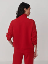 Load image into Gallery viewer, Varley Hawley Half Zip in Red Marl
