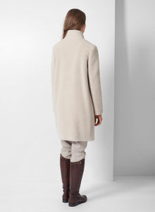 Cinzia Rocca Wool & Alpaca Coat in Beige