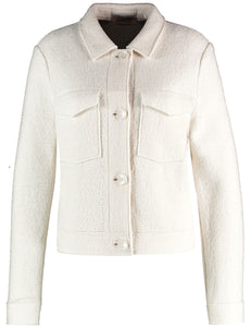 GERRY WEBER Boxy Blazer Jacket in White