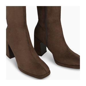 Lodi High Boots in Choc Suede