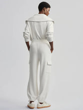 Load image into Gallery viewer, Varley Cargo Pants 27.5 Ivory Marl
