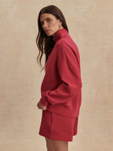 Load image into Gallery viewer, Varley Hawley Half-Zip Sweater in Raspberry
