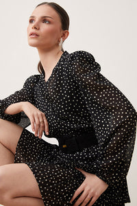 Suncoo Caliste Dress in Polka Dot