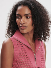 Load image into Gallery viewer, Varley Bains Half-Zip Tank in Rose Wine
