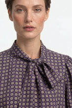 Load image into Gallery viewer, Rich &amp; Royal Cotton Pussy Bow Blouse
