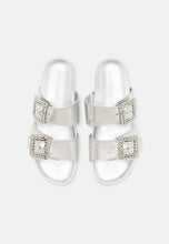 Load image into Gallery viewer, Kennel &amp; Schmenger Nappa Silver Sandals
