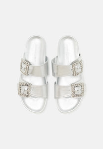 Kennel & Schmenger Nappa Silver Sandals