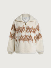 Load image into Gallery viewer, Varley Hendrik Half-Zip Sherpa in Egret
