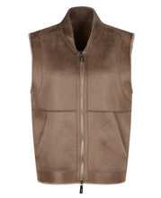 Load image into Gallery viewer, Oakwood Chelly Faux Shearling Reversable Gilet in Taupe
