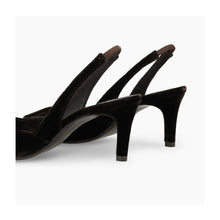 Load image into Gallery viewer, Lodi Nestor Sling Back in Choco Suede
