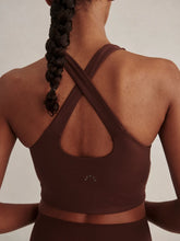 Load image into Gallery viewer, Varley Always Burke Cropped Tank in Deep Mahogany
