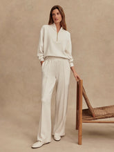 Load image into Gallery viewer, Varley Wide Leg Pants in Ivory Marl
