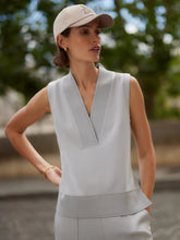 Load image into Gallery viewer, Varley Freida V-Neck Tank in Blue Clay
