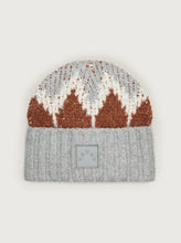 Load image into Gallery viewer, Varley Jacquard Knit Beanie in Grey Melange

