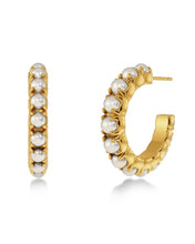Load image into Gallery viewer, EDBLAD Lilo Hoops L Gold
