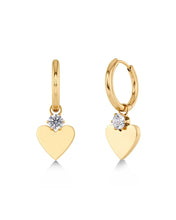 Load image into Gallery viewer, EDBLAD Love Spark Hoops in Gold
